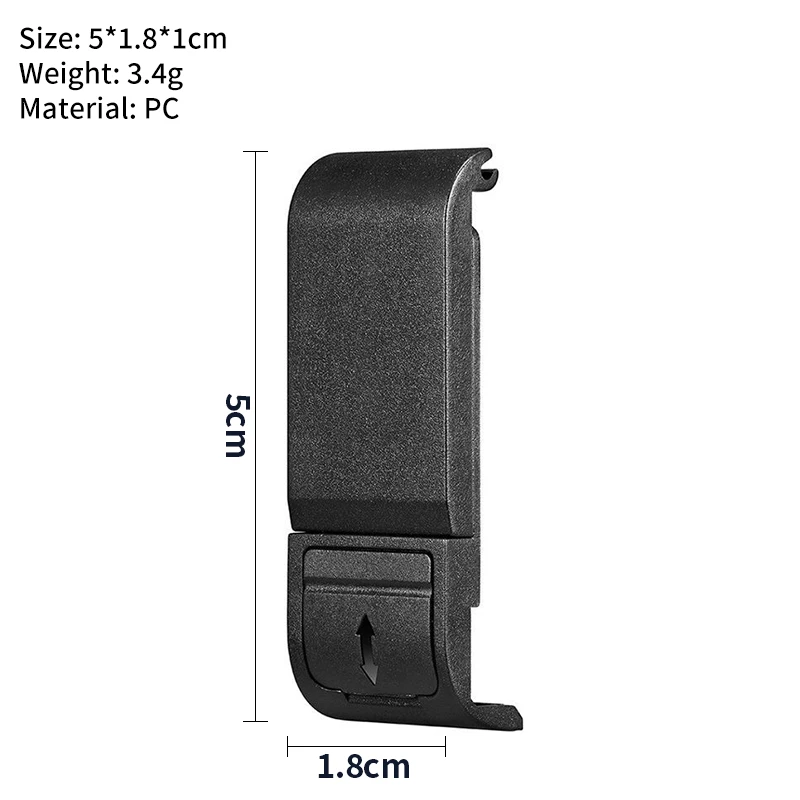 Flip Battery Cover for GoPro Hero 12 9 Black Removable Battery Lid Door Type-C Charging Port Side Case for gopro 11 Accessories image 6