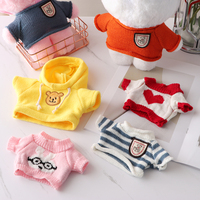 30cm Plush Toy Clothes Cute Mini Yellow Duck Sweater Animal Dolls Overalls Hoodie Dolls Accessories Home Decoration Kids Toys