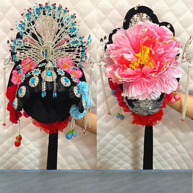 Headgear performance props square dance headgear headgear flower drama drama film and television flower crown