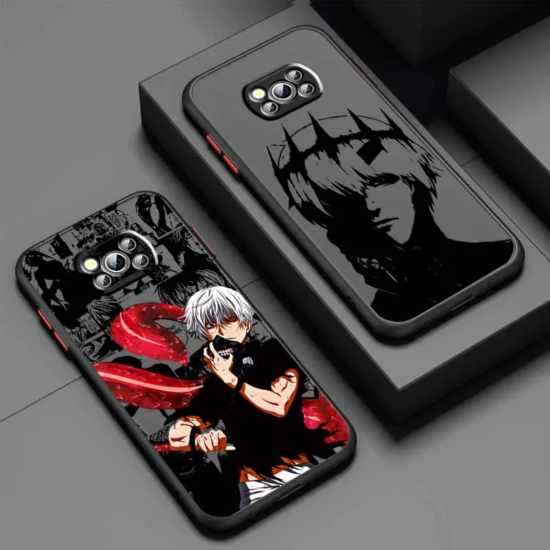 

Чехол для телефона Tokyo Ghoul Popular Anime Art для Xiaomi Poco X6 X5 X4 X3 M6 M5s M5 M4 M3 F6 F5 F4 F3 Pro 5G Frosted Translucent