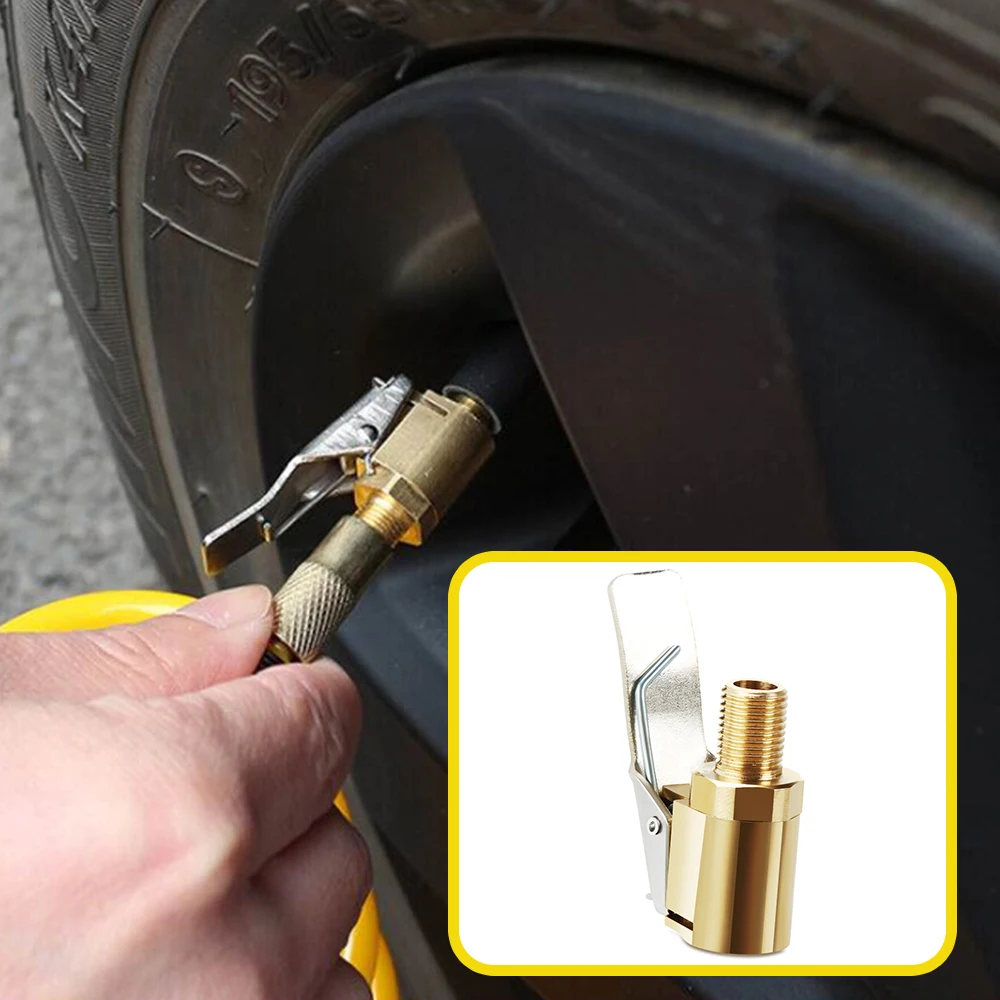 Car Tire Inflator Valve Connector Valve Clip Accessories for Renault Duster Clio DACIA 3 Twingo Logan Sandero Modus