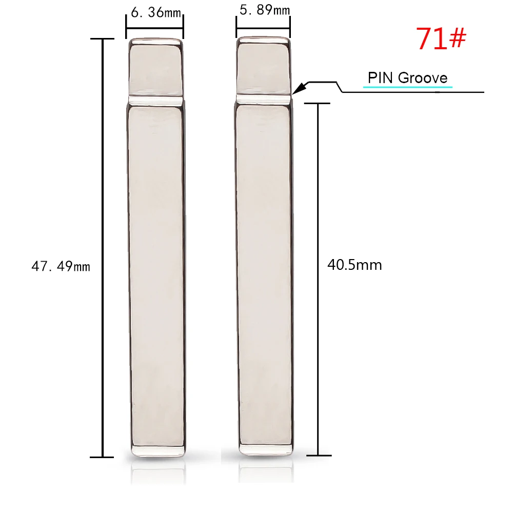 Keyyve #03 39 40 71 105 106 126 ostrze klucza pilota zdalnego sterowania dla chevroleta Cruze Epica Lova Camaro Impala Captiva Aveo zastępuje Blank