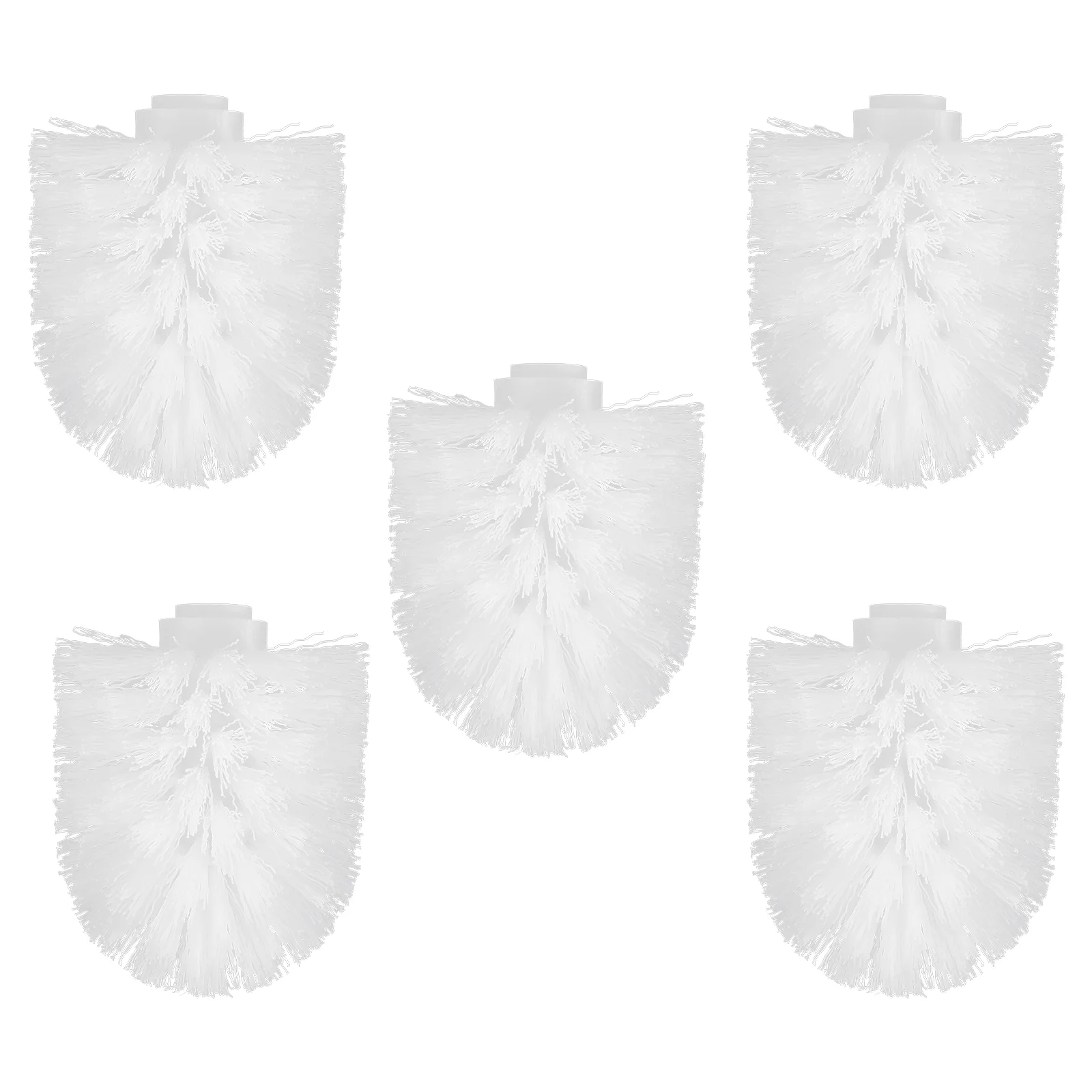 

5 Pcs Cleaning Brush Head Brushes for Household Toilet Replacement Plastic Bathroom Heads