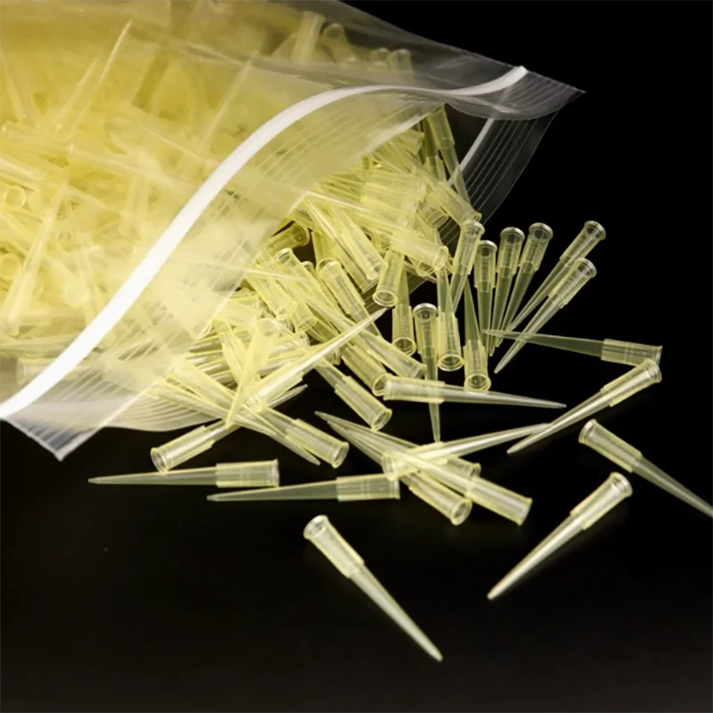 1000PCS Pipet nozzle disposable sterile nozzle 10ul 1000ul pipette nozzle suction nozzle suction head pipette gun head grab