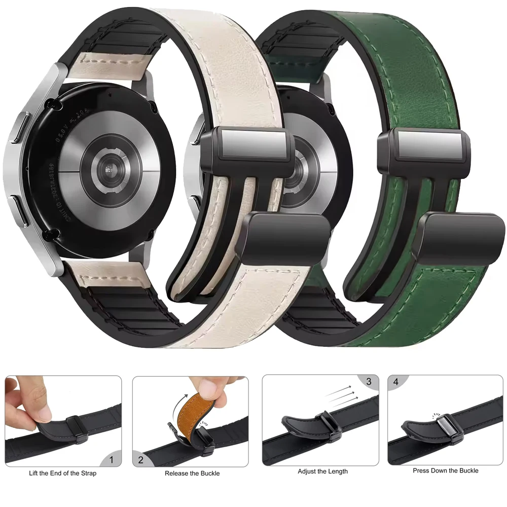 22Mm 20Mm Leather S… - image