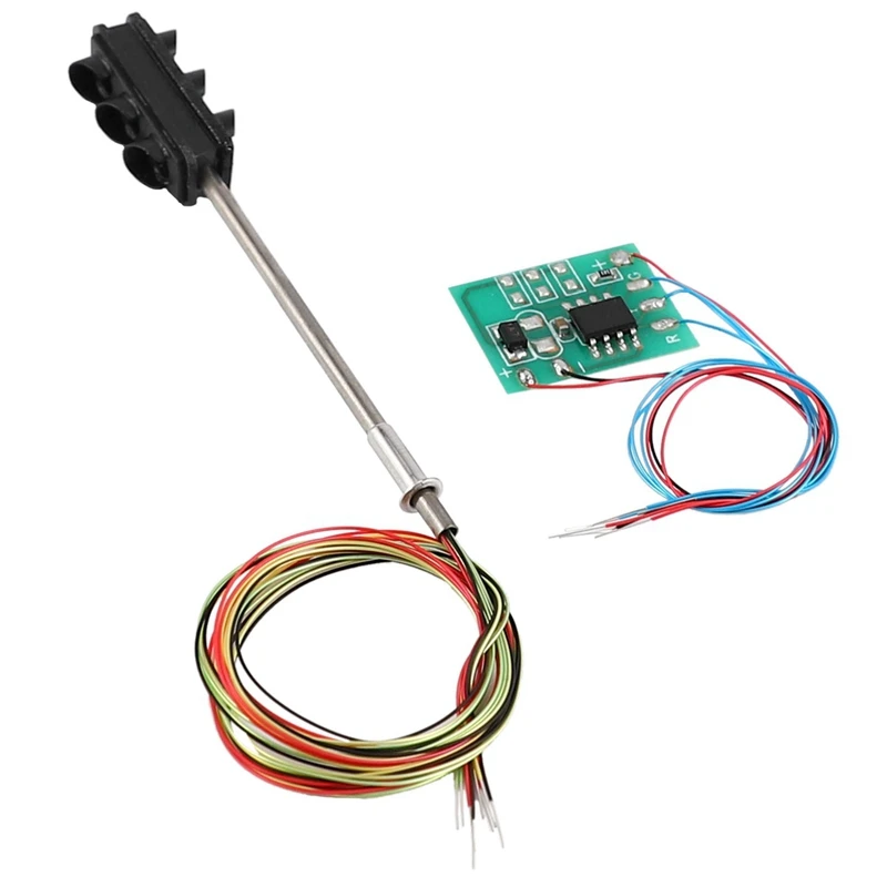 AAY-3 Farbe Verkehrs Licht Signale Ho Oo Skala Modell 6Led Für Diy Sand Tabelle Kreuzung Straße Bau Eisenbahn Zwei Seite