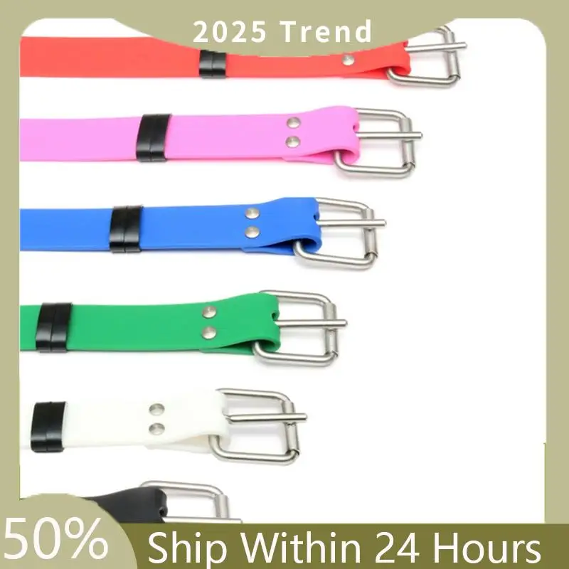 

A35F New Weight Belt Waist Weight Belt Bag Quick Release Buckle For Scuba Freediving Fishing White
