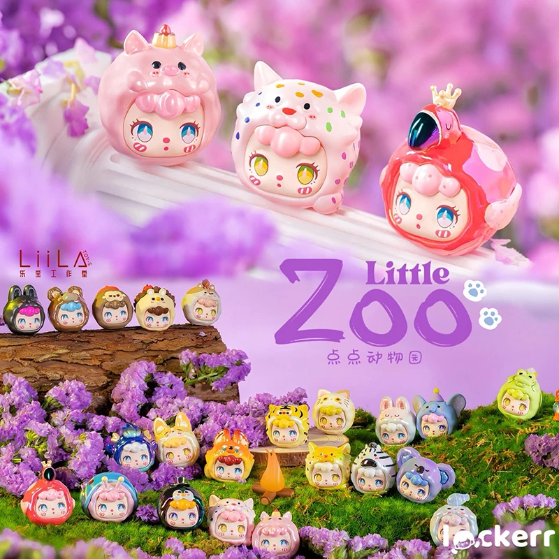 

Liila Little Zoo Series Mini Blind Box Guess Bag Mystery Box Toys Doll Cute Anime Figure Ornaments Gift Collection