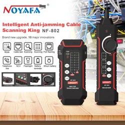 NOYAFA NF-802 Network Cable Tester RJ11 RJ45 Cable Tracker High Quality Line Finder Wire Locator Cat5 Cat6 ​Network Tools
