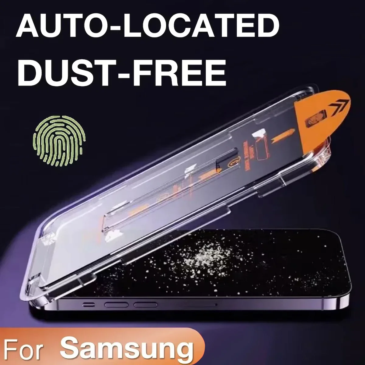 5PCS for Samsung Galaxy S26 S25 Edge S20 S21 Plus S24 S23 FE S22 Ultra Film Screen Protector Tempered Glass Dust Free Install