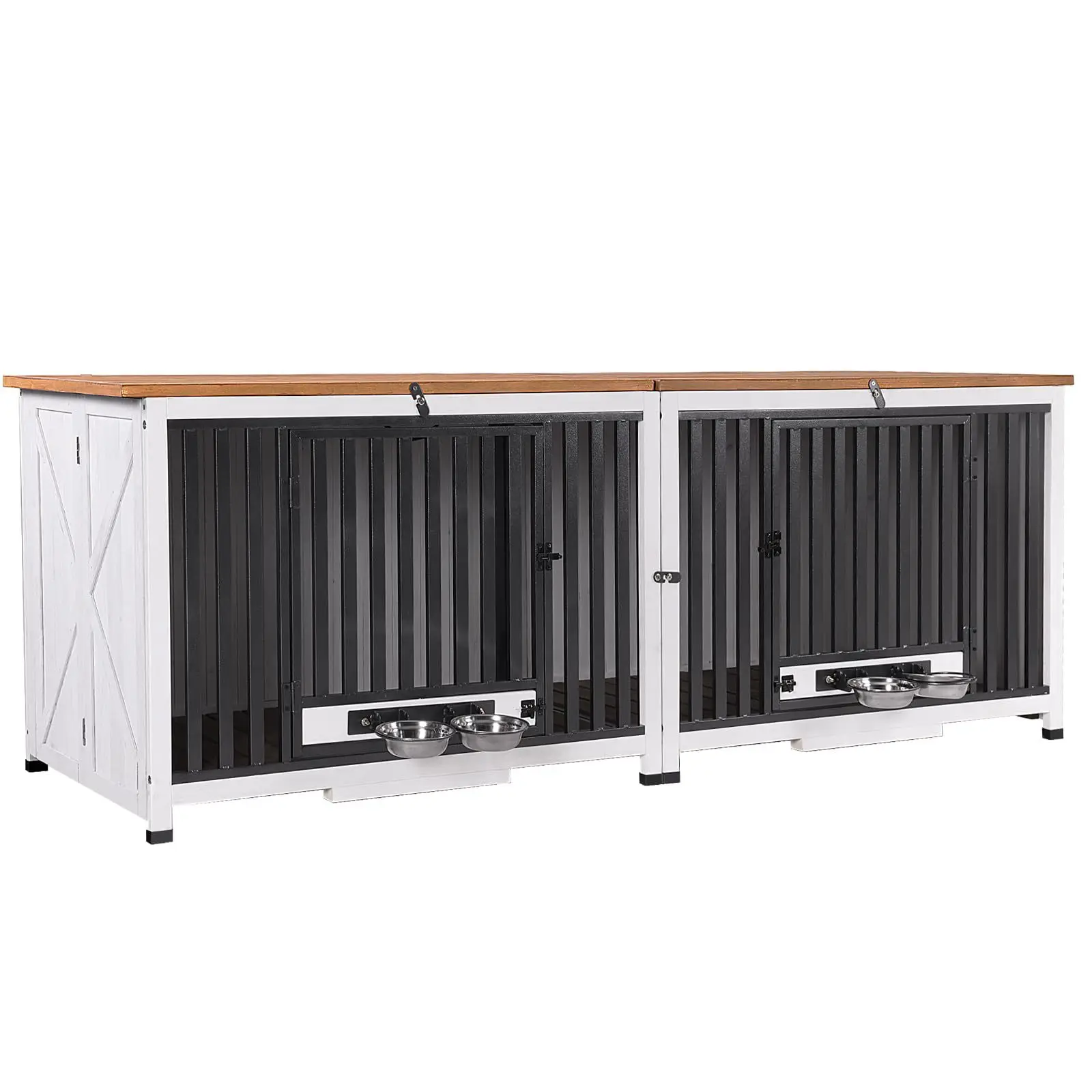 

Furniture with dog basin, dog cage, small and medium pet cabinet with toilet, wooden pet furniture