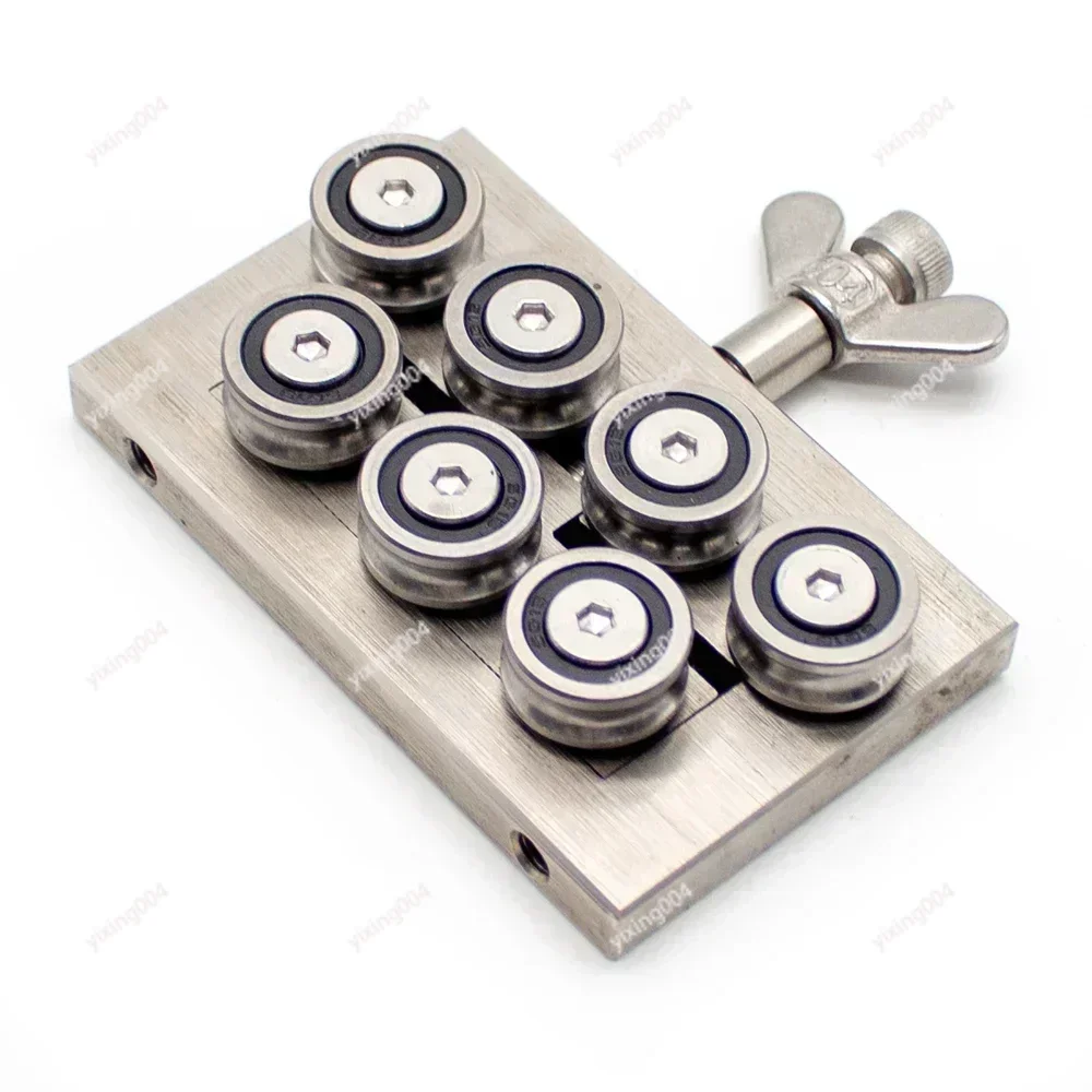 

7-Wheel Manual Wire Straightener, 1-2.5MM 1-5mm Soft Wire Copper Stainless Steel Cable Straightening Tool