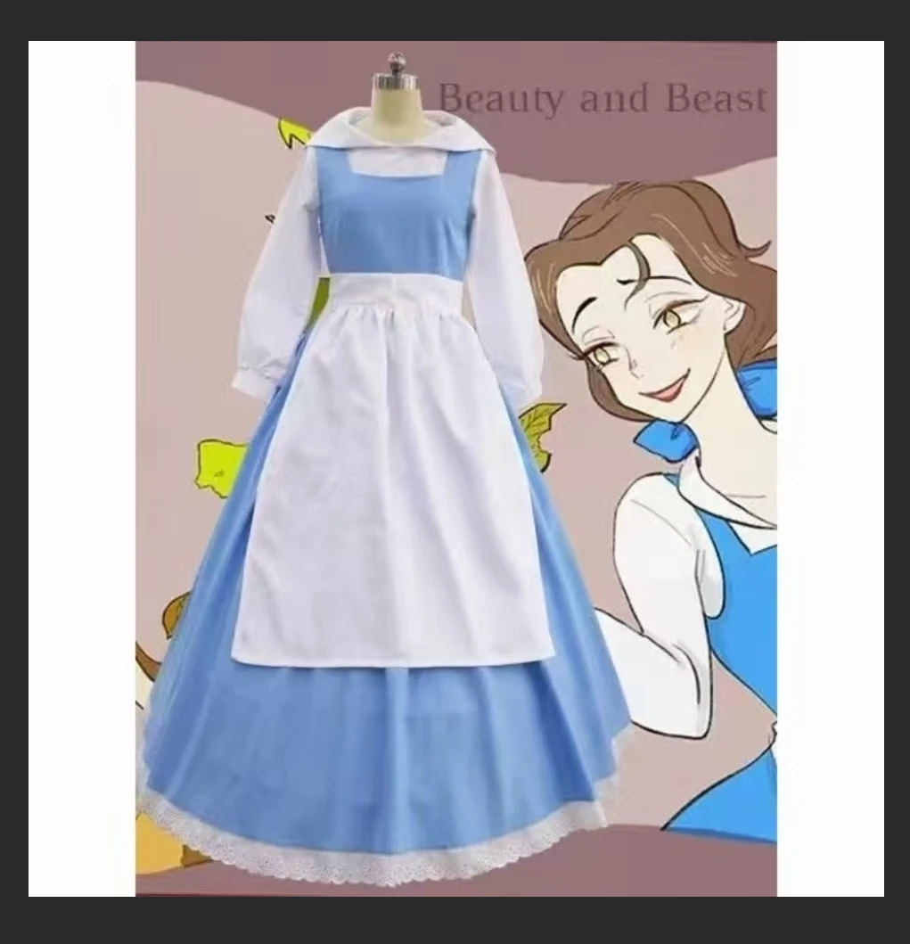 

Fairytale Maid Outfit with Apron, Classic Cosplay Dress for Women & Stage Show