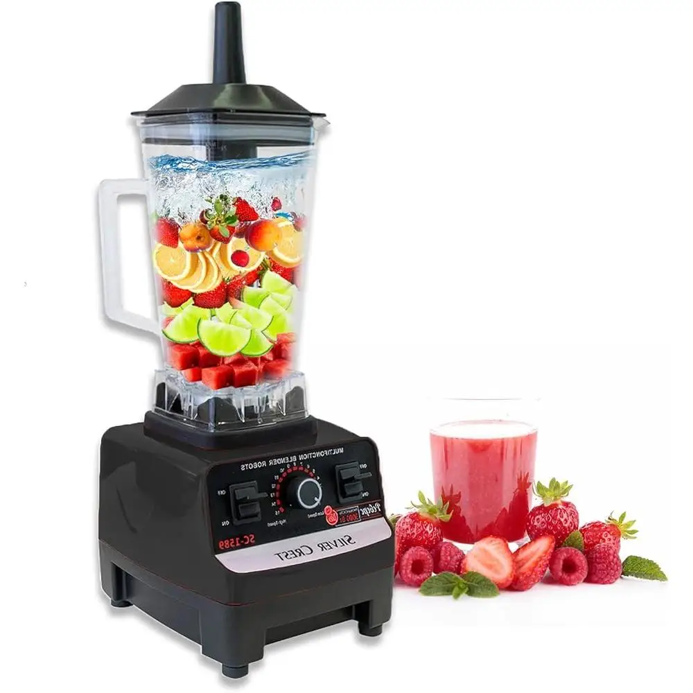 خلاط احترافي مزدوج الكوب بقدرة 4500 وات، 6 في 1، عصائر عصير، تقنية تعقيم أغذية الأطفال، سهلة التنظيف، متعددة السرعات #2