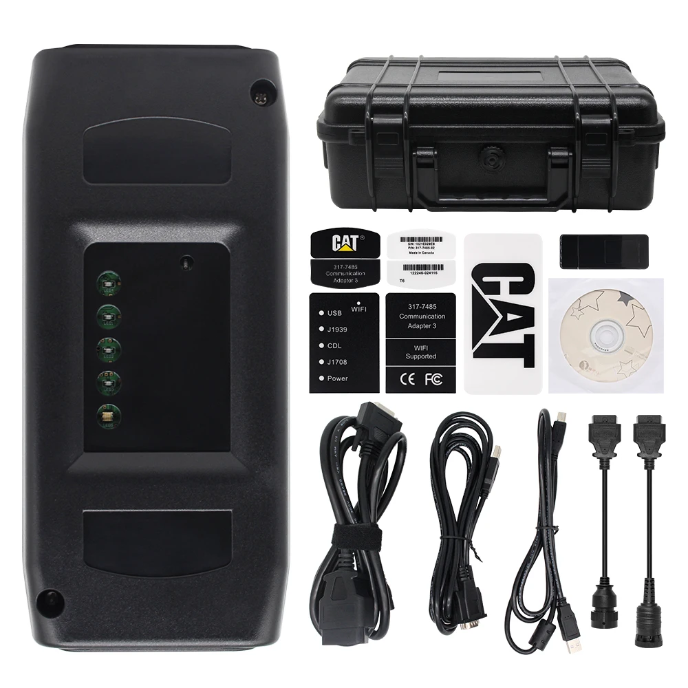 Truck Diagnostic Tool 2019A CAT ET 3 Wireless Adapter III CAT3 Communication Connection WIFI & USB ET3 Heavy Duty Scanner