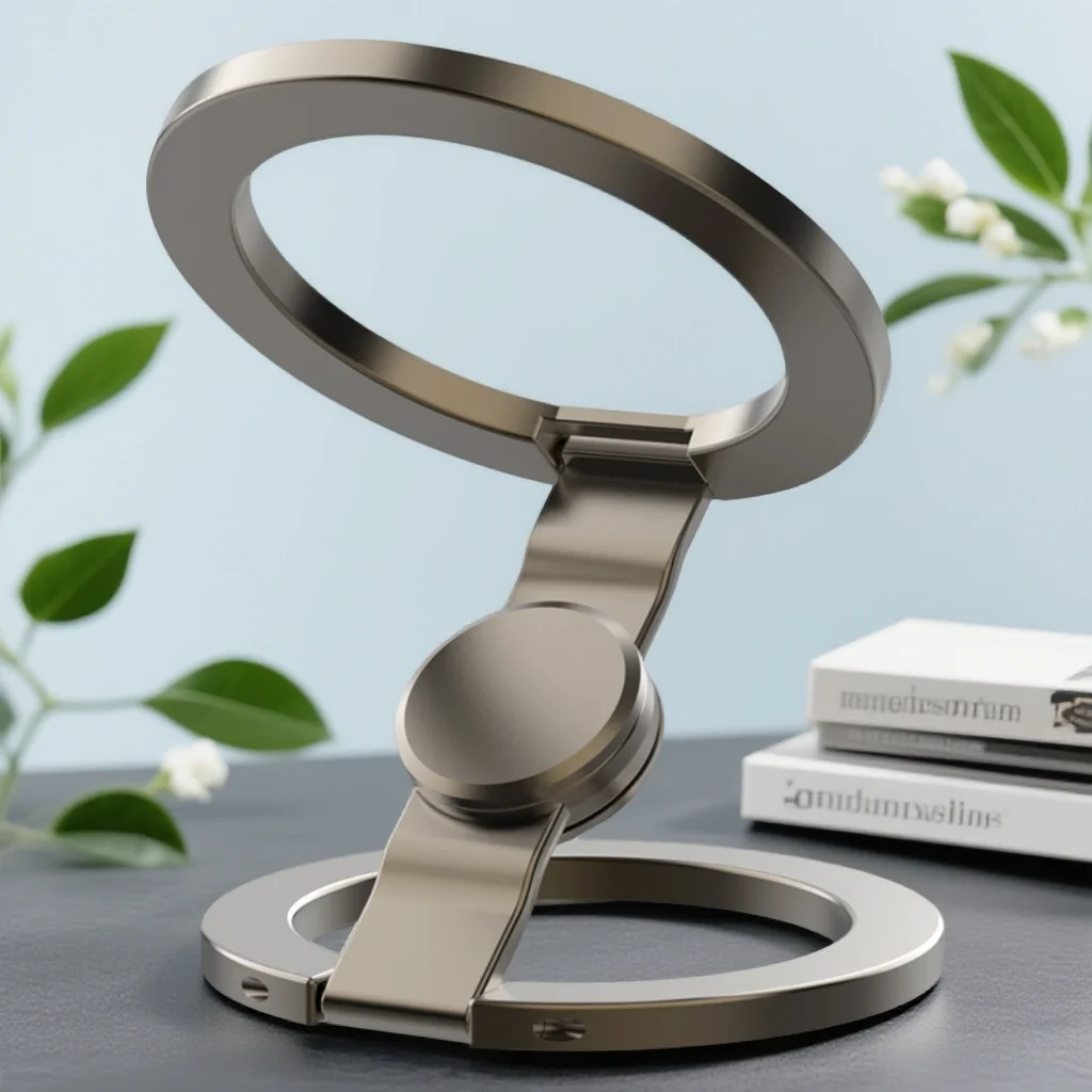 Soporte Magnético de Doble Cara para Teléfono con MagSafe, Anillo Magnético Plegable y Portátil para Celulares, Accesorios para Teléfono, Soporte de Agarre