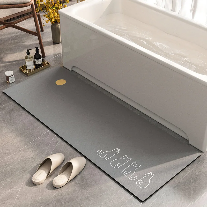 

Luxury Silicon Dendroid Batoom Mat Anti-Slip Water Absorbent Bathtub Mat Easy to Maintain Waable Batoom Floor Mat