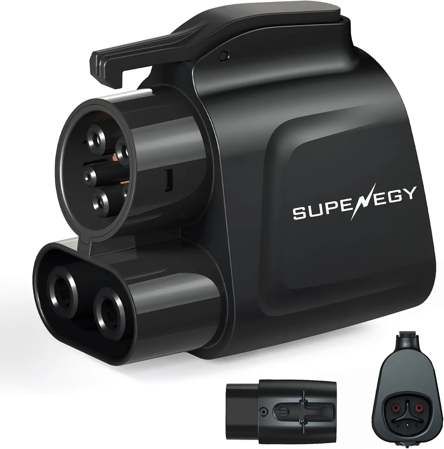 محول SuperAdapter Max 500A 1000V NACS إلى CCS لسيارة Rivian، Ford، Mustang، فولفو، Polestar، GM EVs شحن سريع