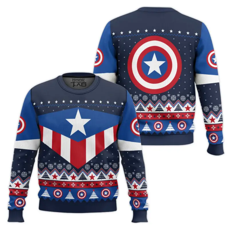 Marvel Superhero Venom King In Black Miracle Ugly Christmas Sweater Manga Show Holiday Friends Family Reunion Winter Sweater