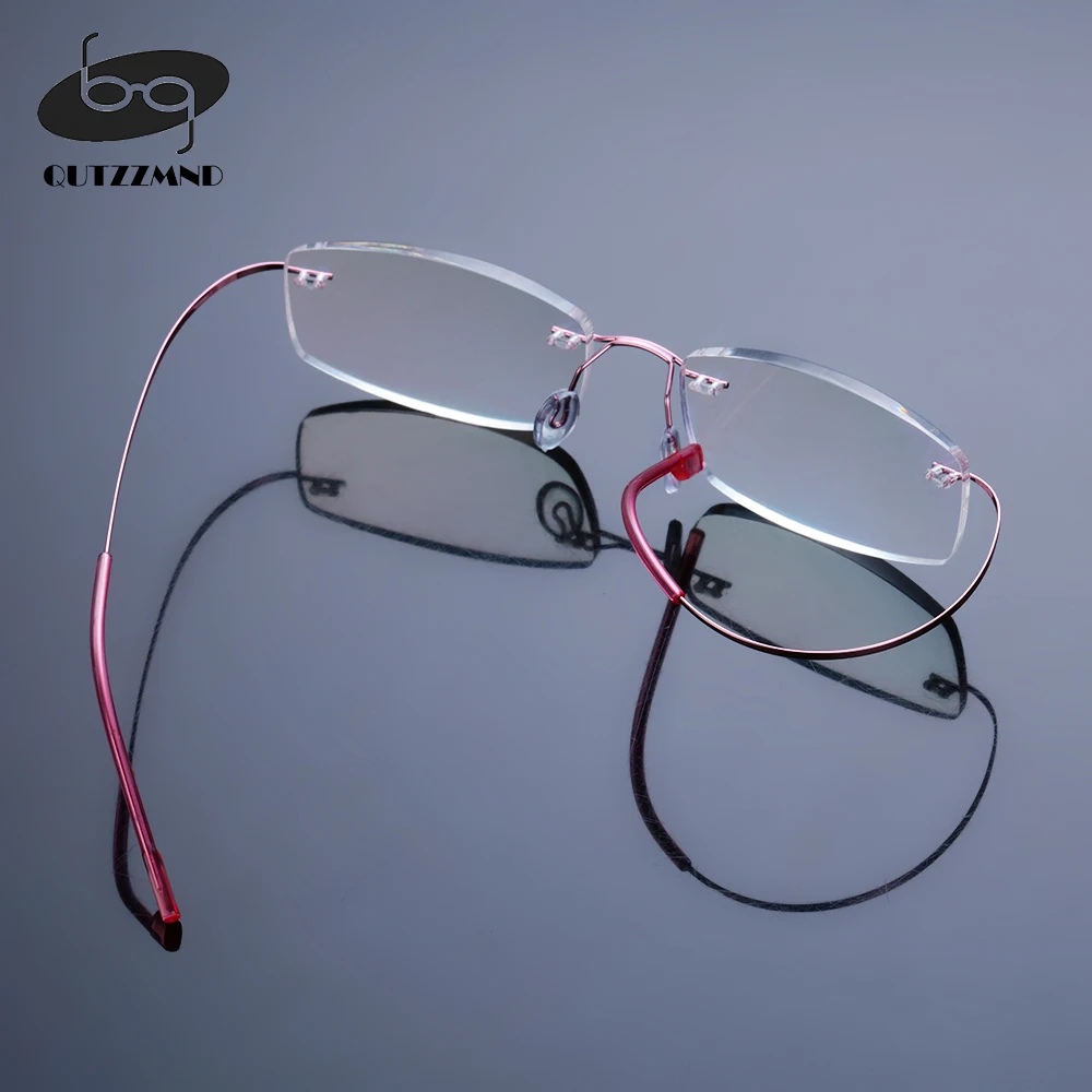 1PC elastyczny ultralekki odczyt okulary bez oprawki tytanowe okulary z pamięcią do pielęgnacji oczu wytrzymałościowe okulary prezbiopowe + 1.0 ~ + 4.0