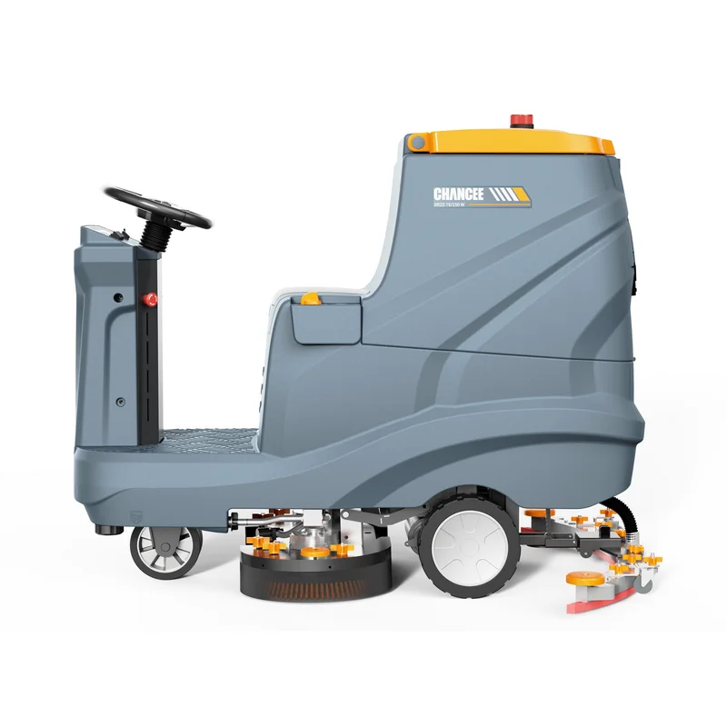 Intelligent Ride On Type Floor Washing Cleaning Scrubber High Power High Performance Charging Floor Cleaning Machine