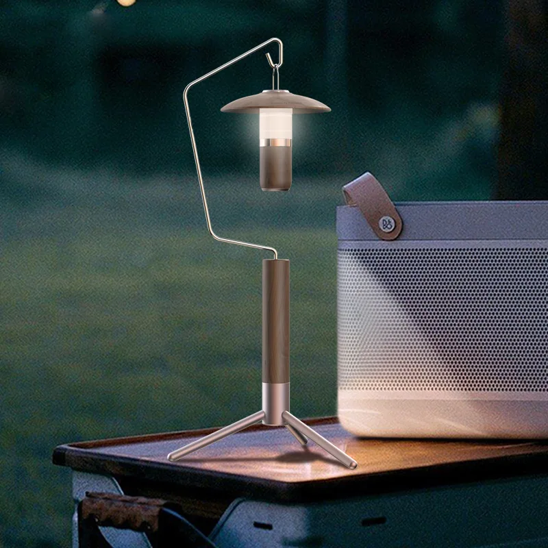 Camping Tabletop Lantern Stand Rack Detachable Light Stand Lantern Hangers Universal Desktop Lighting Hanging Hooks Racks
