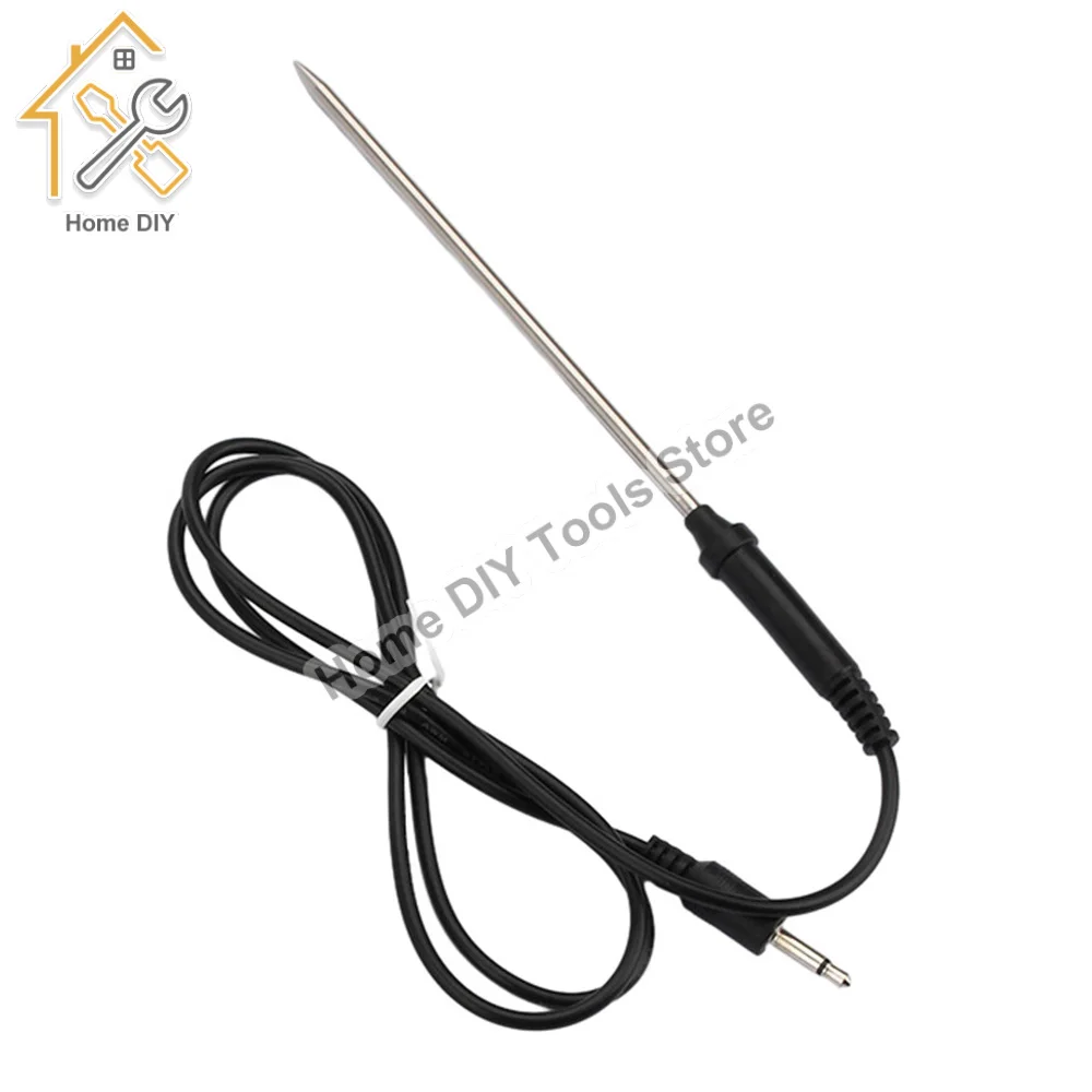 

Food Meat Thermometer Probe Replacement Waterproof Temperature Probe Cooking Thermometer Probe Sensor Stainless Steel