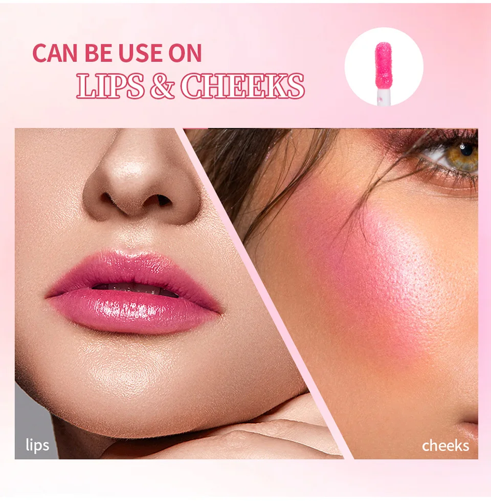 Pink Lips Serum Lip Balm Plumper riduce le linee sottili illumina il lucidalabbra Anti-essiccazione rimuovi l'oscuramento idratante trucco labbra Sexy