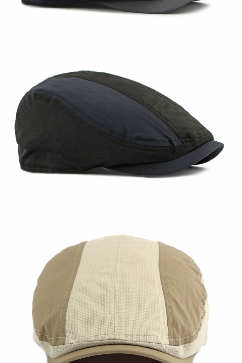 HT5108 Baskenmützen Frühling Sommer Sonnenhüte für Herren Damen Vintage Künstler Maler Baskenmütze Herren Damen Ivy Flat Cap Patchwork Baskenmütze – Detail 8