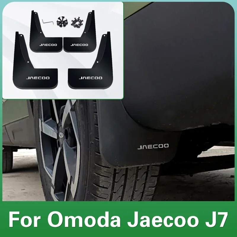 

Mudguards For Omoda JAECOO J7 2025 2024 Mud Flaps Mudflap Front Rear Fender Anti-splash Mudguards Guard Splash Car Accessories