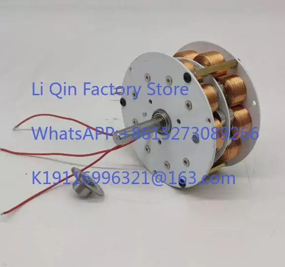 Miniature double-layer disc with iron core generator   three-phase AC permanent magnet brushless power generation