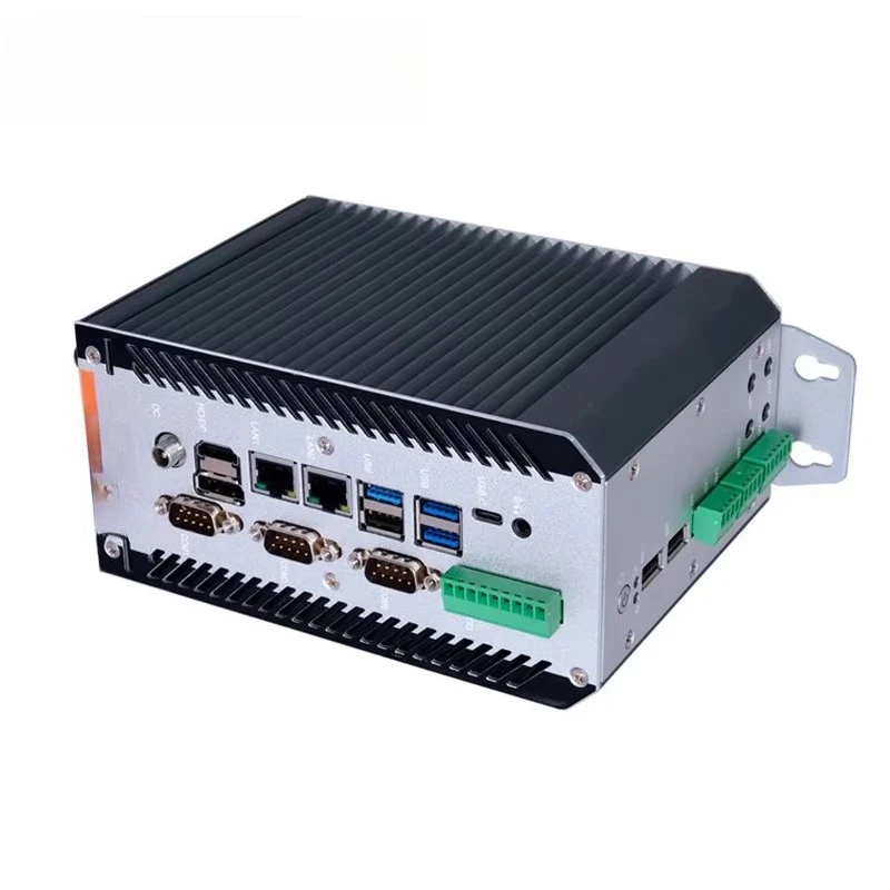 Fanless mini computer, an artificial intelligence robot embedded industrial computer chassis