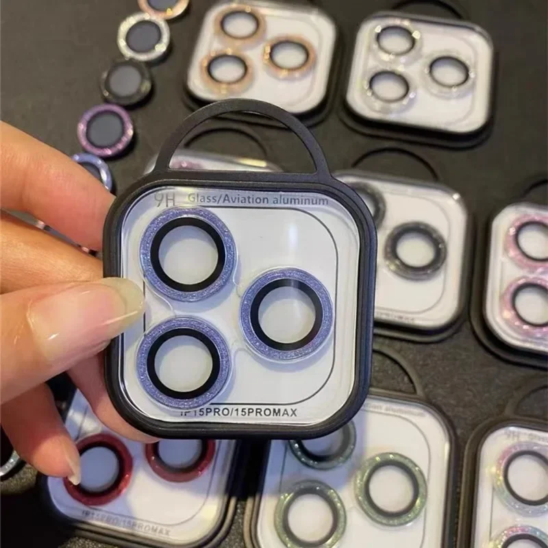 2-3Pcs Diamond Camera Lens Protector For IPhone 15 14 Pro Max 13 12 Mini 16 IPhone15 14 Plus 13Pro 16 Pro12ProMax Accessories