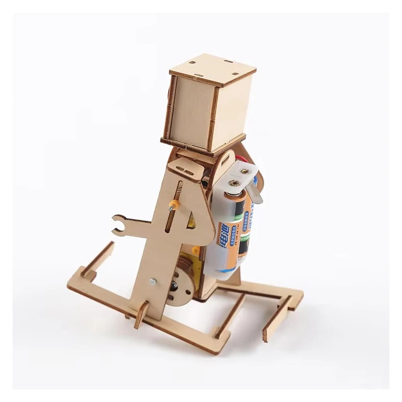 DIY Walking Robot Hand-assembled Model Science and Technology Small Production Physical Science Experiment Material Package G72