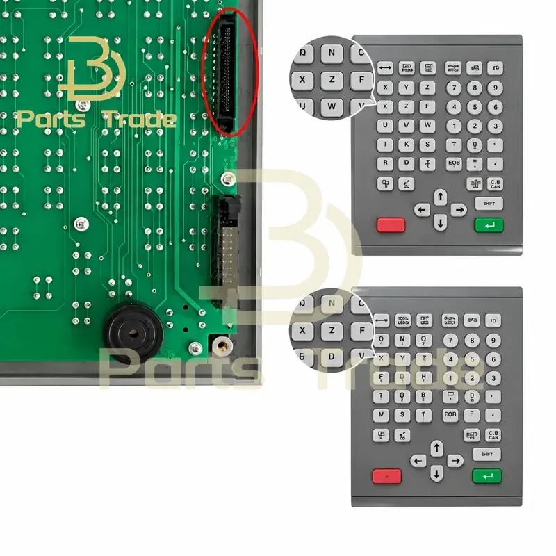 Keyboard for Mitsubishi M64 M520 Compatible with KS-4MB911A KS-4MB913A Industrial CNC Control Panel Replacement Part