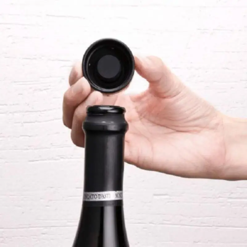 Vacuum Wine Bottle Stopper Reusable Bar Accessories Silicone Sealing Champagne Cork Kitchen Home Brewing & Wine Making