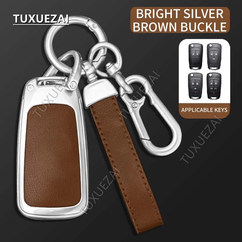 Zinc alloy Car Remote Key Case Cover Protect Shell Bag For Buick E 2/3/4/5 button key case encore lacrosse skylark rendezvous