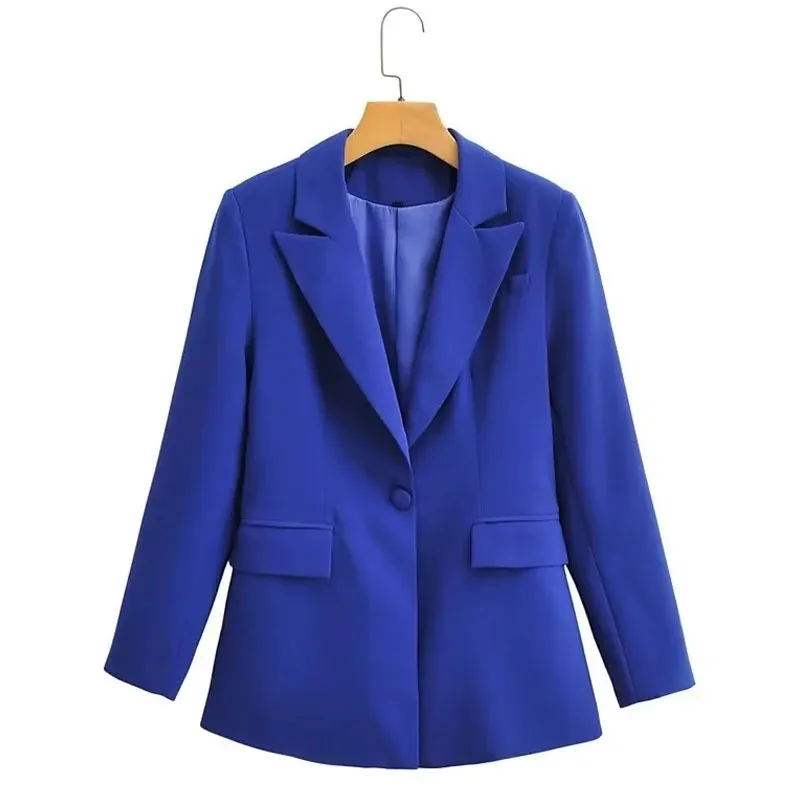 TRAF Blazers Woman Autumn New In Outerwear Long Sleeve Top Korean Fashion Novelties Blazer Office Wear For Women Professional