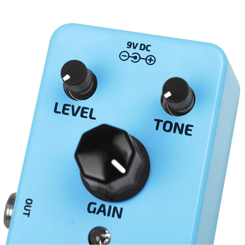 ABVL-IRIN Overdrive Effects Pedal Electric Guitar Effects Pedal OVERDRIVE Digital Analog Noise Reducer Power Supply
