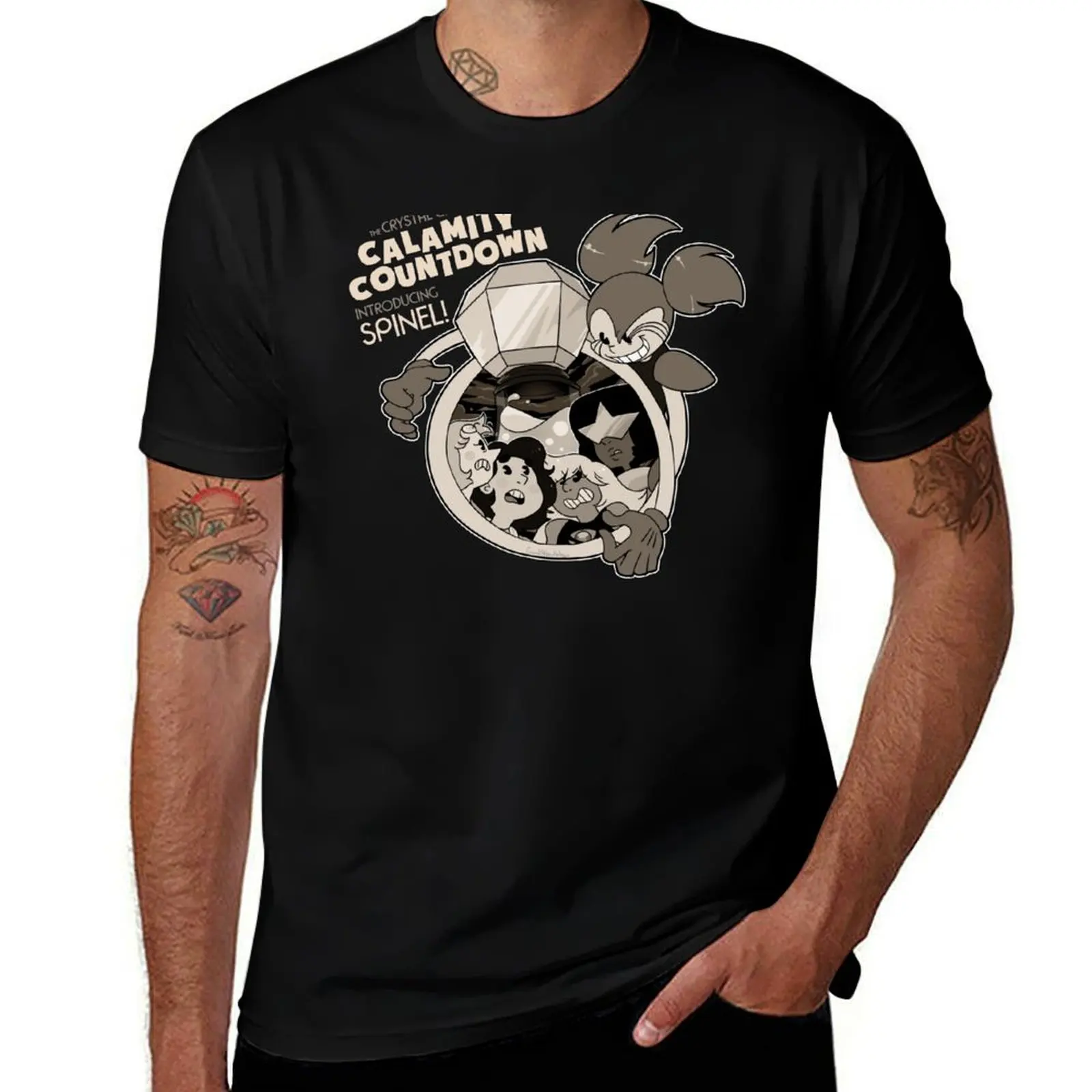 Steven Universe The Movie - Calamity Countdown T-Shirt Graphic Print Short Sleeve T-Shirt