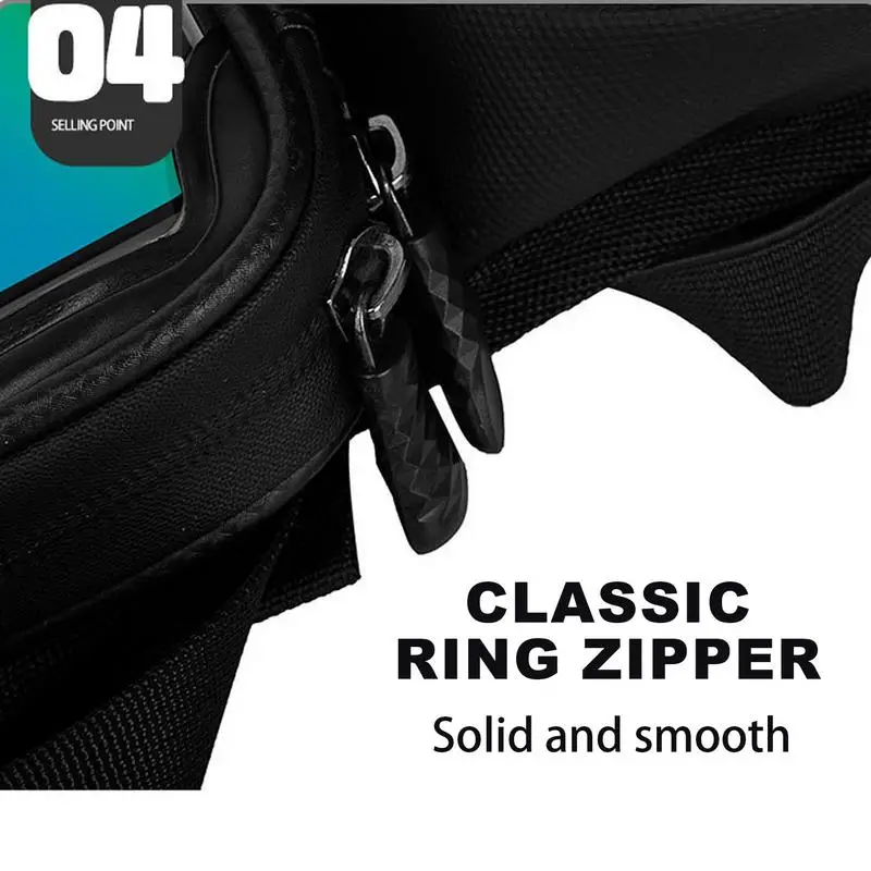 Drop Leg Bag Waterproof Motorcycle Leg Bag for Men Multi-Function Fanny Pouch with Adjustable Strap Reflective Strip Cycling