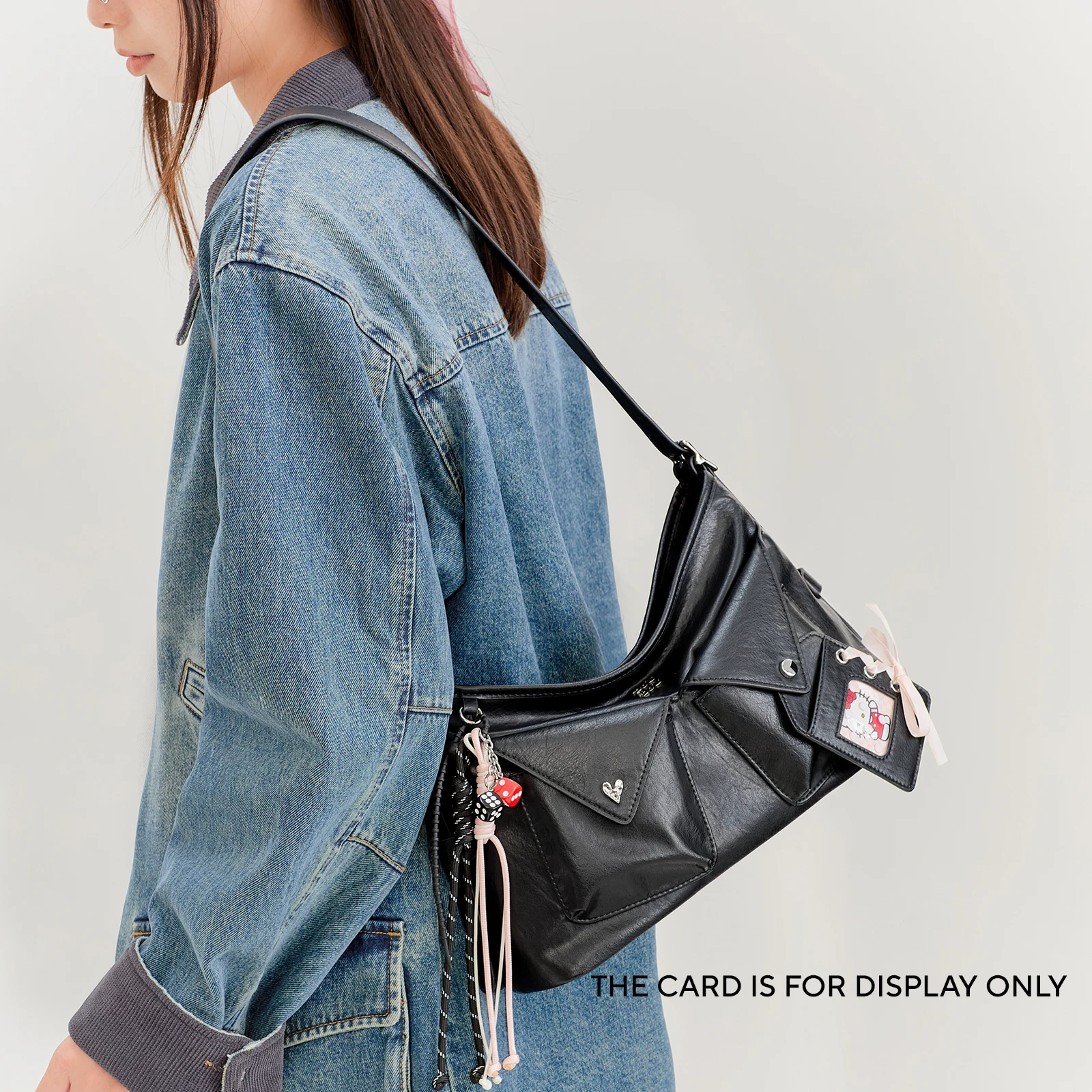 

TOUTOU сумка подмышки дизайнерский узел кулон женские сумки большая Y2K многослойная регулируемая сумка через плечо Рождественский подарок