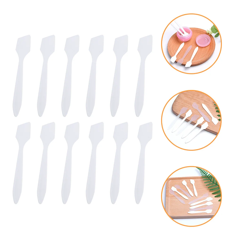 200 pçs bochechas hidratante facial máscara facial cuidados com a pele ve maquiagem espátula ferramenta de cuidados com a pele colher de creme para os olhos