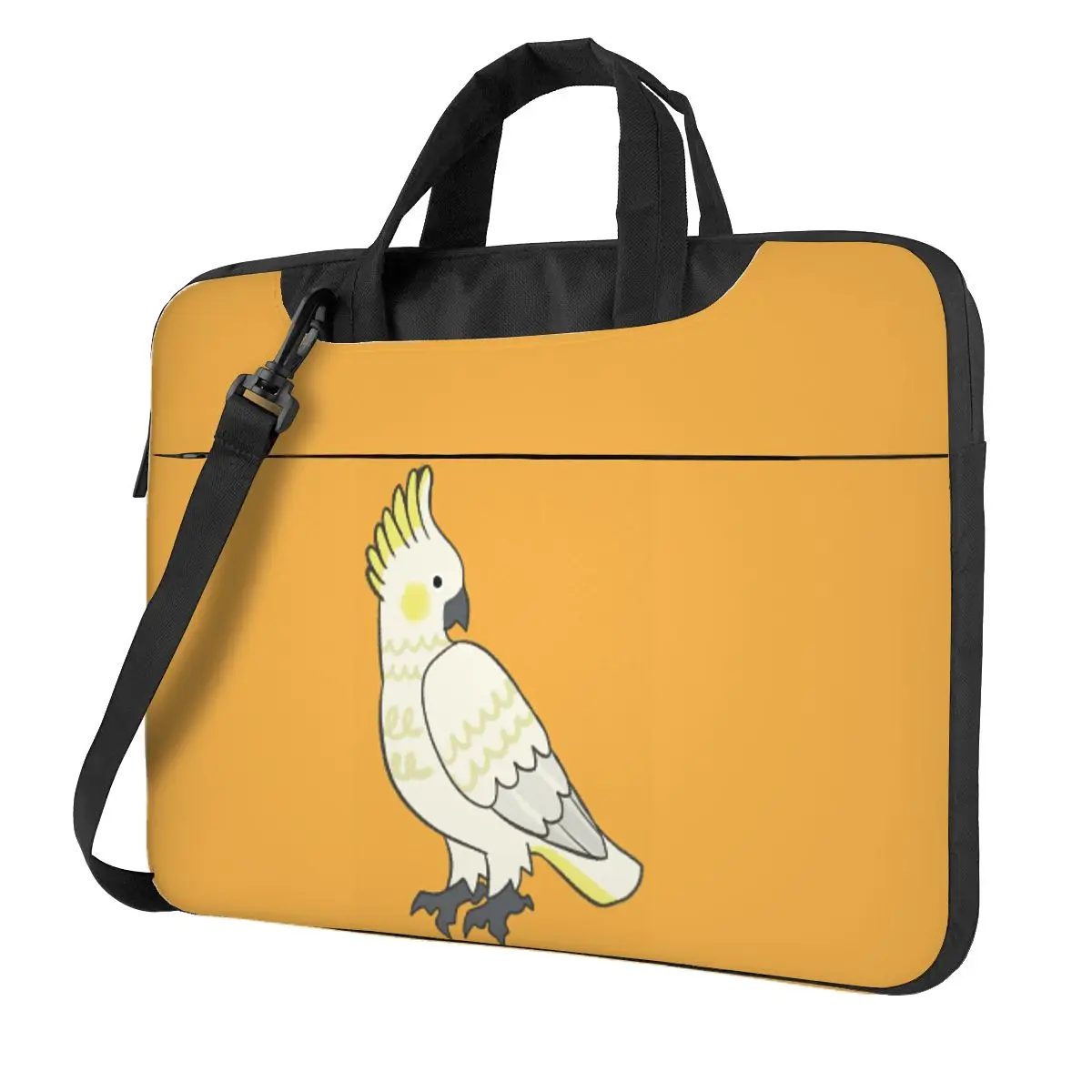 

Sulphur Crested Cockatoo Crossbody Laptop Bag Case Computer Bag 13 14 15.6 Inch Notebook Pouch for Macbook Pro Lenovo