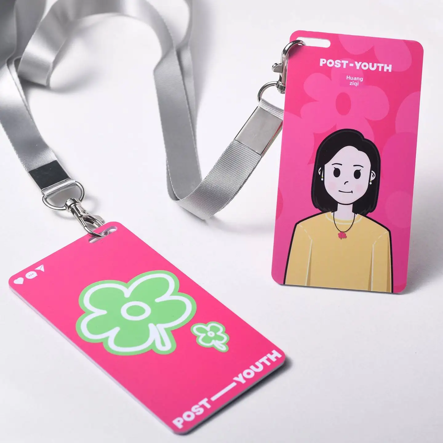 1mm Thick Custom PVC ID Cards Personalized Event Staff Badges, Optional Lanyard VIP Pass Plastic Identification Badge Cards