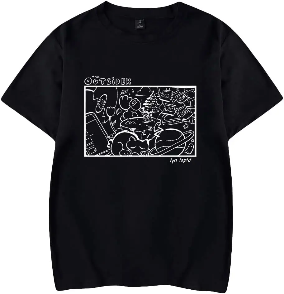 

Lyn Lapid Tee Shirt Hip Hop Summer Casual Tshirt Round Neck Short Sleeved Man/Woman