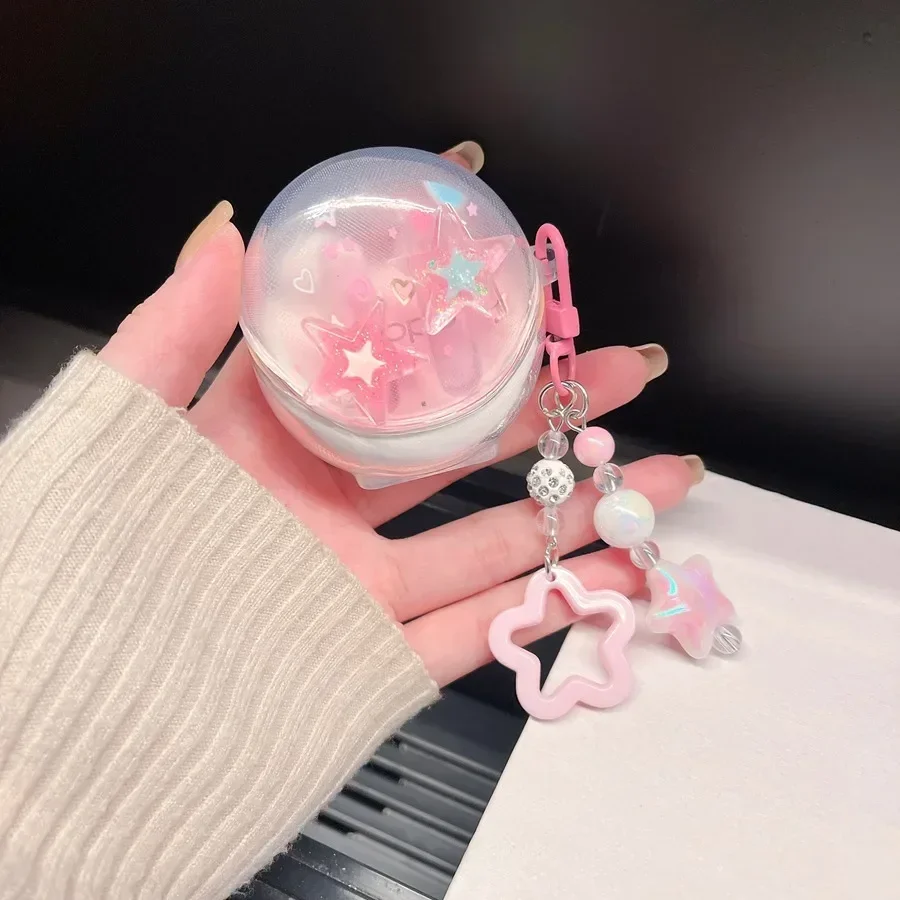 For OPPO Enco AIR 3 / R2 / r3 case fashion Flower Silicone Transparent Earphone Cover for OPPO Enco R2 case