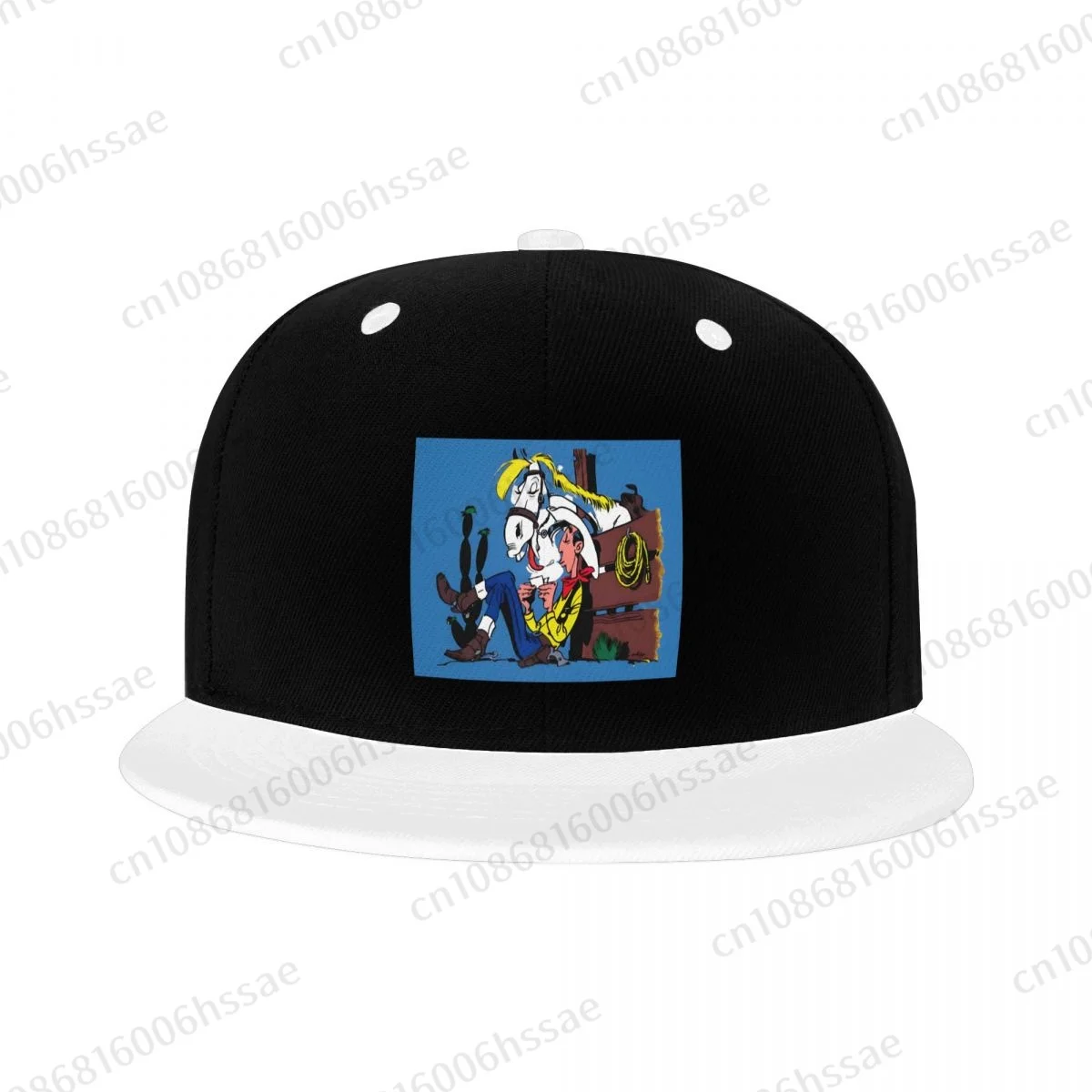 Lucky Luke Anime Cartoon Cowboy Hip Hop Baseball Caps Running Adult Men Women Flat Hats Fashionable Outdoor Hat