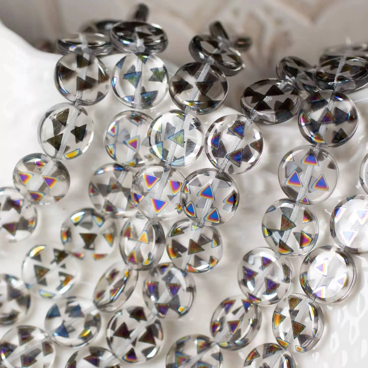 

10pcs 10mm Hand beadeds DIY jewelry necklace earrings bracelet accessories