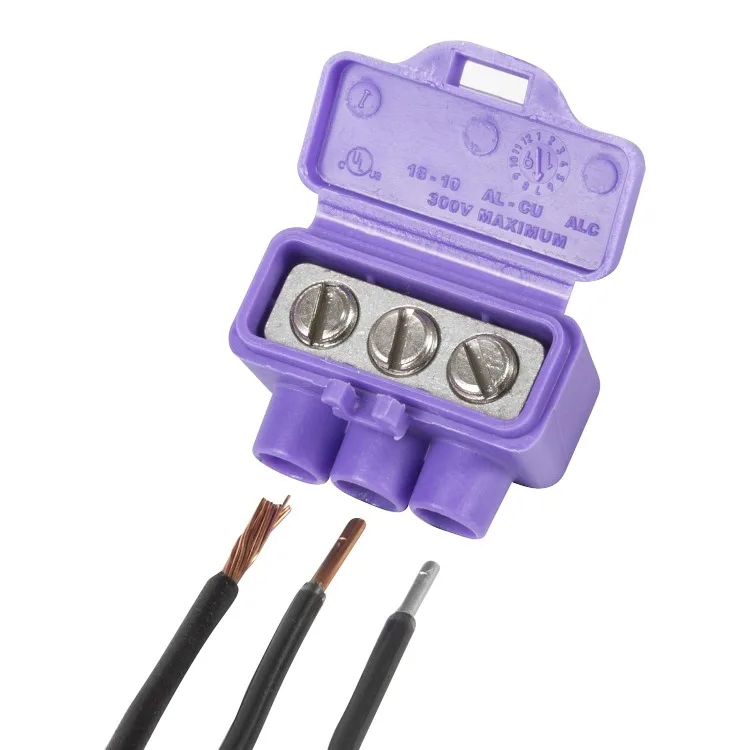 95135 AlumiConn Wire Connector, 100 pk, Purple, Count